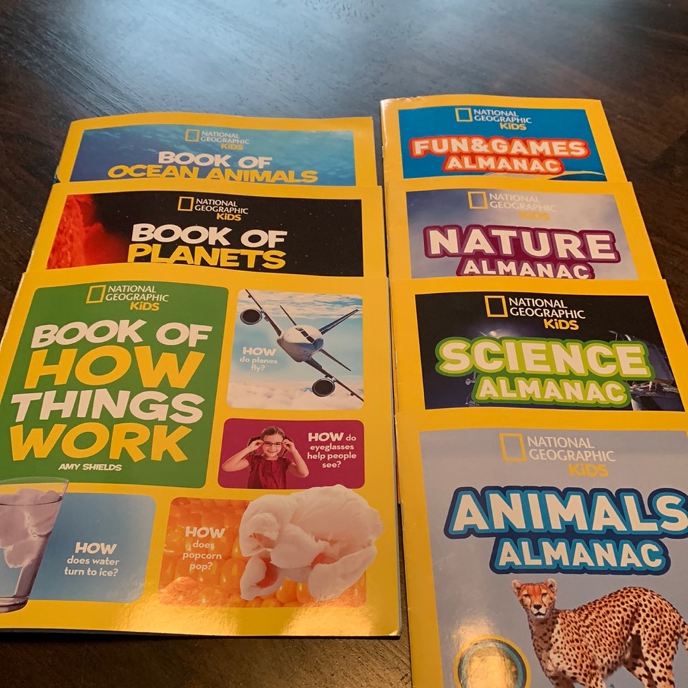 NAT GEO Set of 7 books
